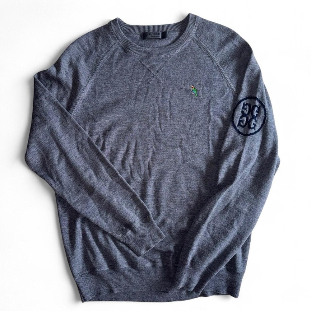 G/FORE Wool Gray Crewneck Sweater